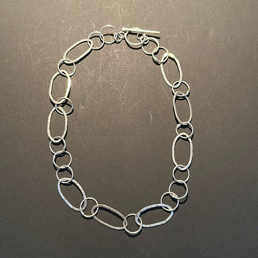 Handcrafted Silver Chain Necklace